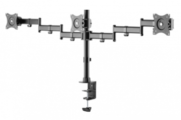 DIGITUS 3-fach Monitorständer mit Klemmbefestigung 15-27"