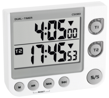 TFA 38.2025 Elektronischer 2-fach Timer