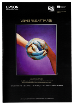 Epson Velvet Fine Art Paper A 3+ 20 Blatt, 260 g         S 041637