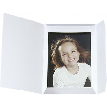 1x100 Daiber Portraitmappen Sprint-Line 15x20 weiß