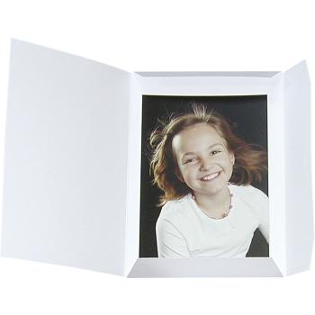 1x25 Daiber Portraitmappen Sprint-Line 20x30 weiß
