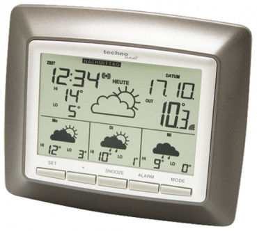 Technoline WD 4008 braun metallic - silber