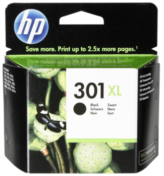 HP CH 563 EE Tintenpatrone schwarz No. 301 XL