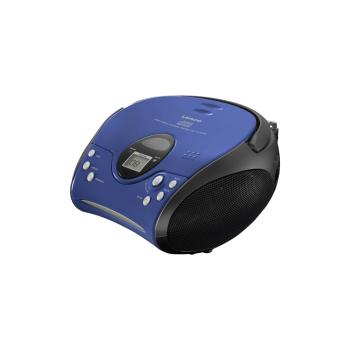 Lenco SCD-24 blau/schwarz