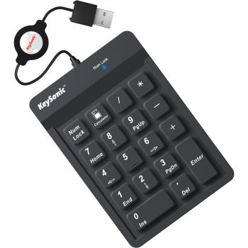 KeySonic ACK 118 BK Nummerisches Keypad USB
