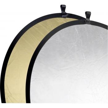 walimex Faltreflektor gold/silber, Ø107cm