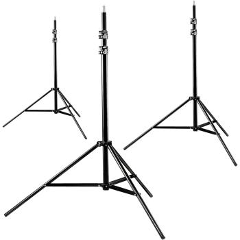 walimex 3er Set wT-806 Lampenstativ, 256cm