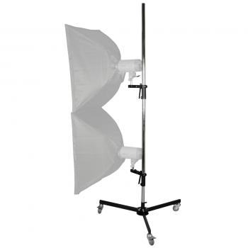 walimex pro Roll-Stativ, 223cm, mit 2 Klemmhaltern