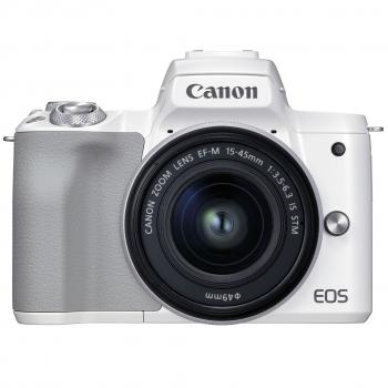 Canon EOS M50 Mark II Kit weiß + EF-M 15-45