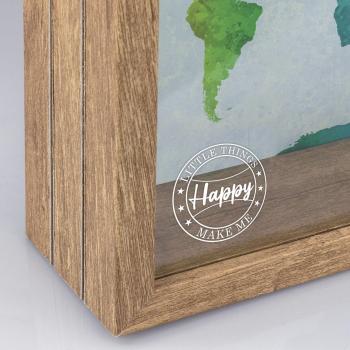 ZEP Jacob                 6,5x21 Holz/Glas Spardose        RM4545