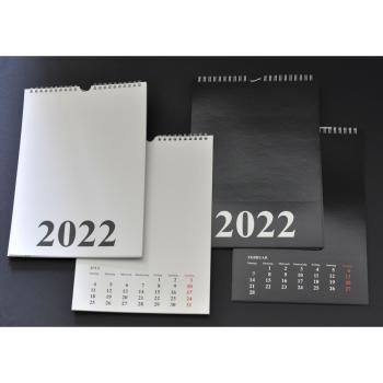 1x10 Bildkalender DIN A4 2022 schwarz/weiß Nachfüllpackung