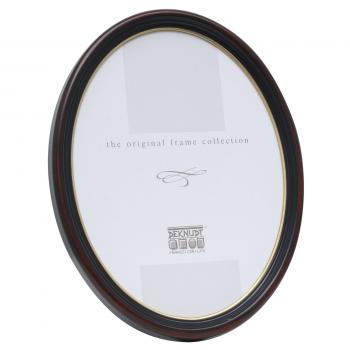 Deknudt S100F9 Ovalrahmen  13x18 Kunststoff schwarz-braun