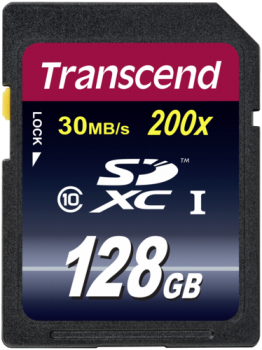 Transcend SDXC             128GB Class 10
