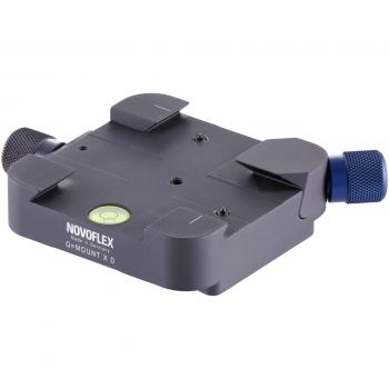 Novoflex Q=MOUNT XD Kupplung mit Kreuzklemmung, doppelseitig