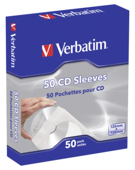 Verbatim CD / DVD Papierhülle Papersleeve 50 Pack