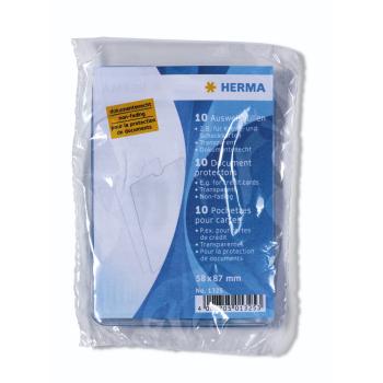 1x10 Herma Ausweishüllen   58x87 1325