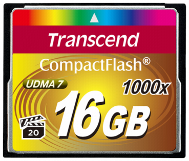 Transcend Compact Flash     16GB 1000x