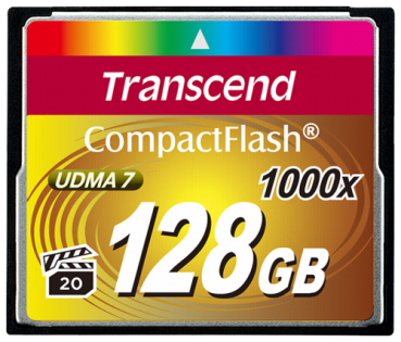 Transcend Compact Flash    128GB 1000x