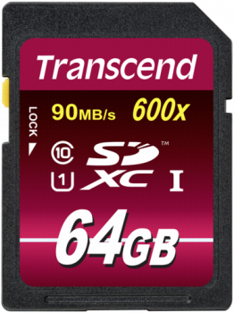 Transcend SDXC              64GB Class10 UHS-I 600x Ultimate