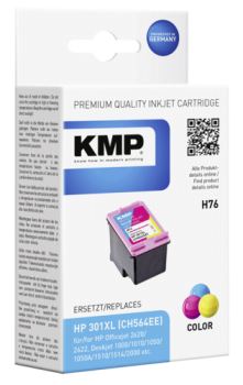 KMP H76 Tintenpatrone color kompatibel mit HP CH 564 EE