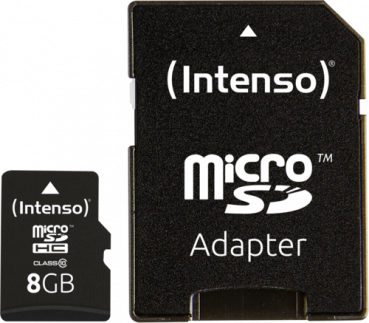 Intenso microSDHC            8GB Class 10