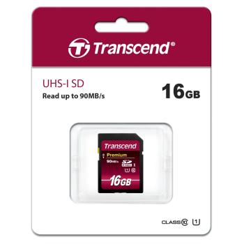 Preview: Transcend SDHC              16GB Class 10 UHS-I 400x Premium