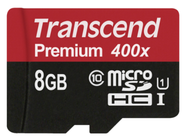 Transcend microSDHC          8GB Class 10 UHS-I 400X