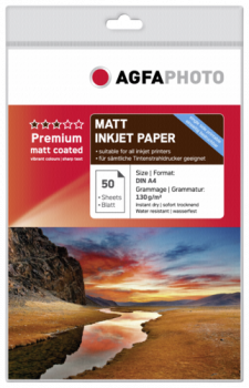 AgfaPhoto Premium Matt Coated 130 g A 4 50 Blatt