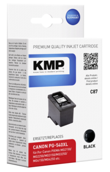 KMP C87 Tintenpatrone schwarz kompatibel mit Canon PG-540 XL