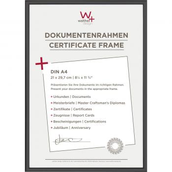 Walther New Lifestyle    21x29,7 Kunststoff schwarz DIN A4 KV130B
