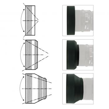 Kaiser Gegenlichtblende 43mm 3 in 1 faltbar