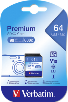 Verbatim SDXC Karte         64GB Class 10