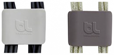 Bluelounge CableClip Large, Dark Grey & Light Grey