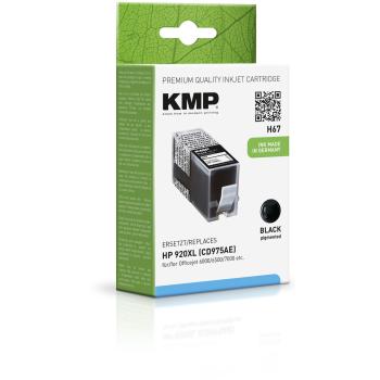 KMP H67 Tintenpatrone schwarz komp. m HP CD 975 AE Nr. 920 XL