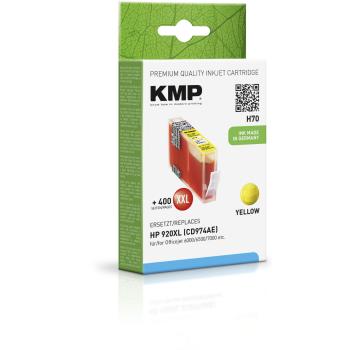 KMP H70 Tintenpatrone yellow komp. m. HP CD 974 AE Nr. 920 XL
