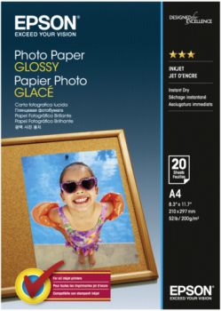 Epson Photo Paper Glossy A 4 20 Blatt 200 g