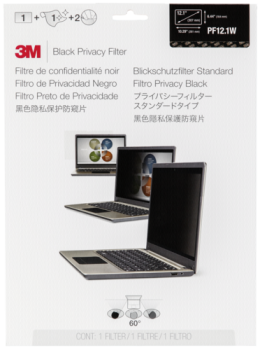 3M PF121W Blickschutzfilter Black für 30,7cm (12,1