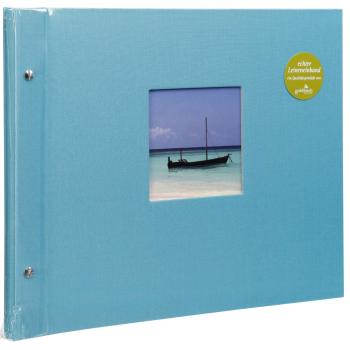 Goldbuch BellaVista türkis 39x31 Schraubalbum 40 weiße Seiten