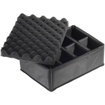 B&W Outdoor Case Type 3000 gelb mit Facheinteilung