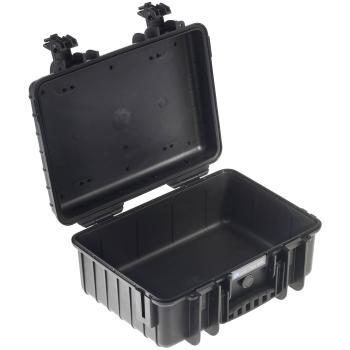 B&W Outdoor Case Type 4000 schwarz mit Schaumstoff Inlay