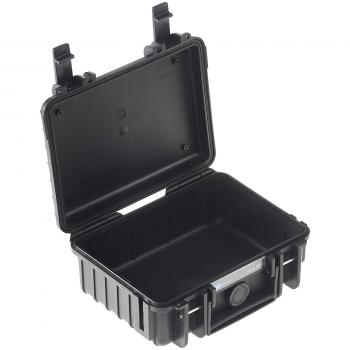 B&W Outdoor Case Type 500 schwarz mit Schaumstoff Inlay