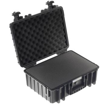 B&W Outdoor Case Type 5000 schwarz mit Schaumstoff Inlay