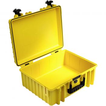 B&W Outdoor Case Type 6000 gelb mit Facheinteilung