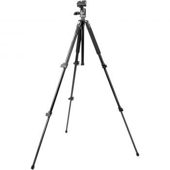 mantona Scout MAX Stativ mit Kugelkopf, 157cm
