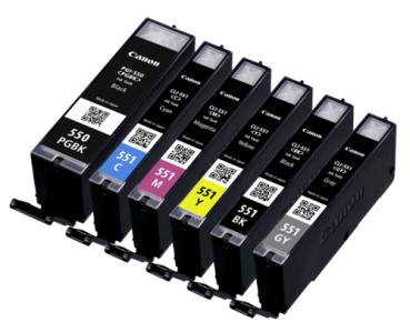 Canon PGI-550/CLI-551 Multipack PGBK/C/M/Y/BK/GY
