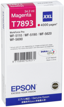 Epson DURABrite Ultra Ink XXL Tintenpatrone magenta     T 7893