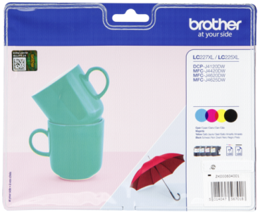 Brother LC-227 / LC-225 XL Value Pack BK/C/M/Y