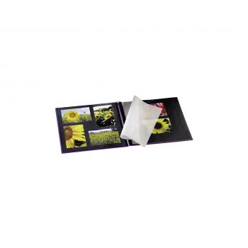 Hama "Fine Art" Spiral lila 36x32 50 schwarze Seiten  094871
