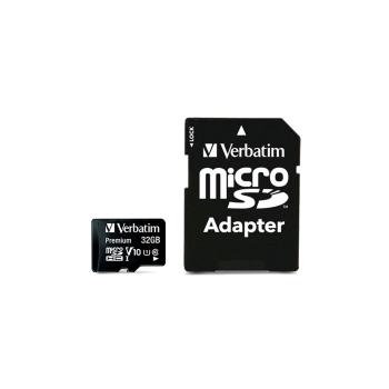 Verbatim microSDHC          32GB Class 10 UHS-I incl Adapter