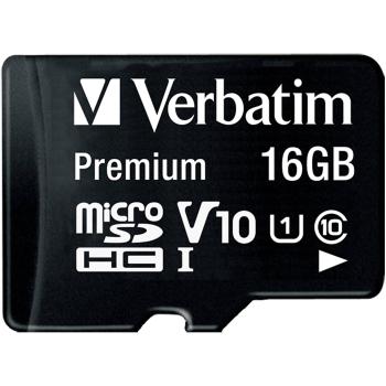 Verbatim microSDHC          16GB Class 10 UHS-I incl Adapter